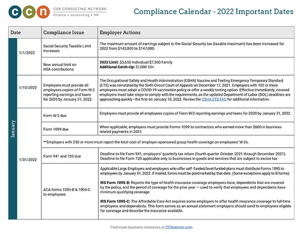 CCN 2022 Compliance Calendar Thumbnail